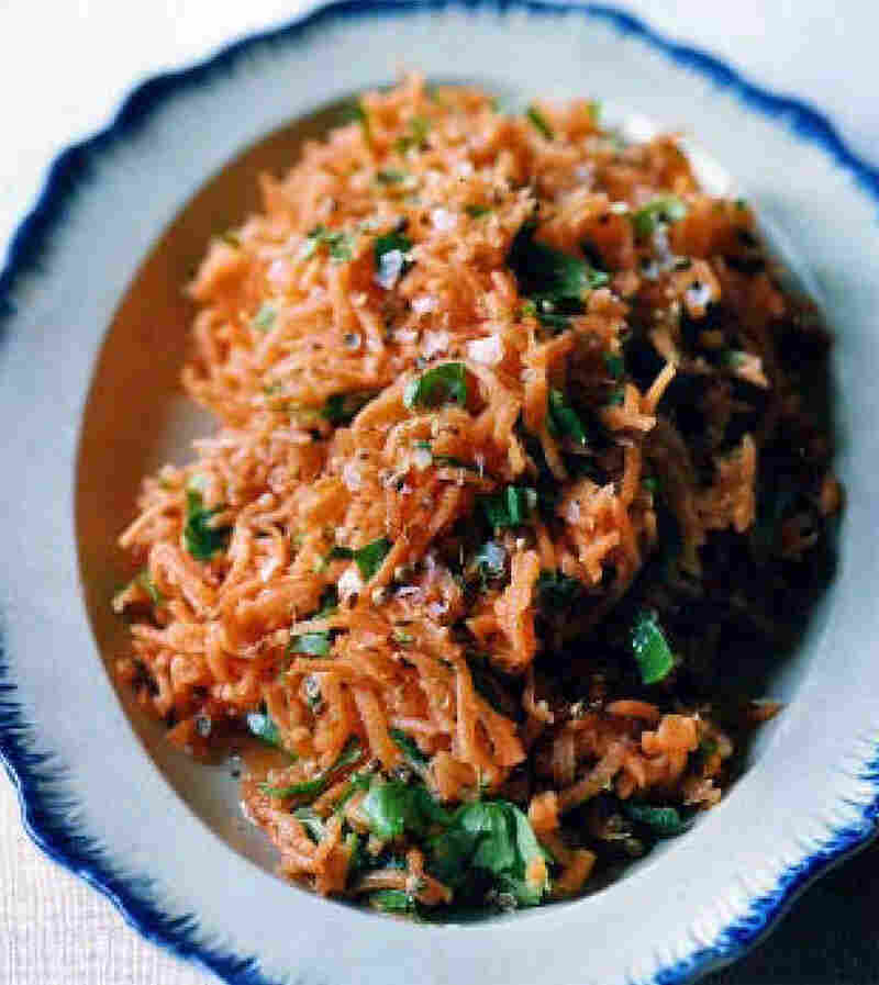 Carrot Salad with Cilantro and Green Chili