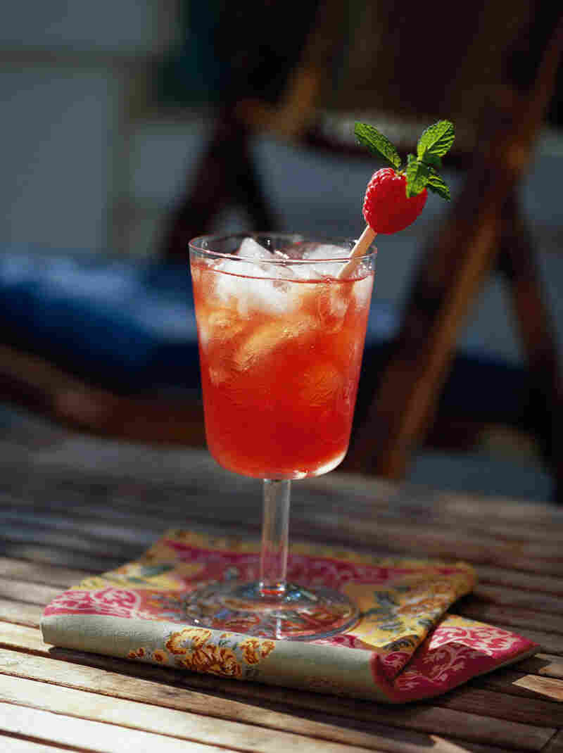 Minted Raspberry Iced Tea