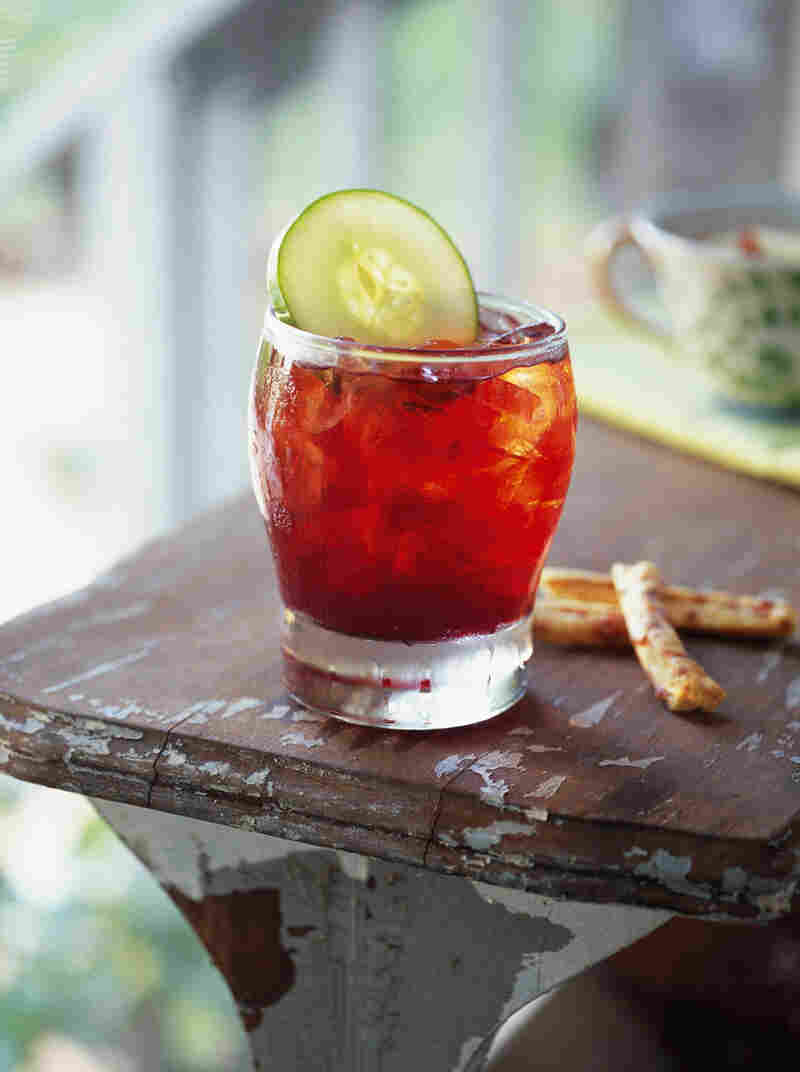Pomegranate Pimm's Cup