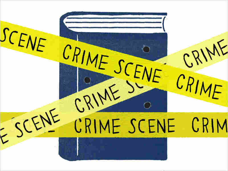 Illustration: Book behind crime scene tape.