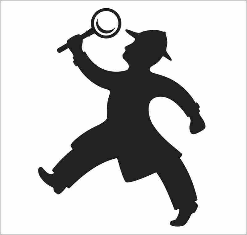Illustration of a detective.