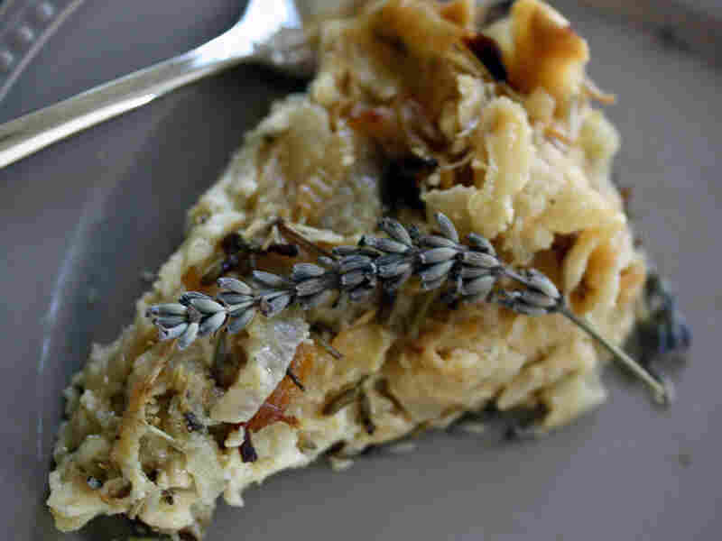 Onion-Lavender Tart