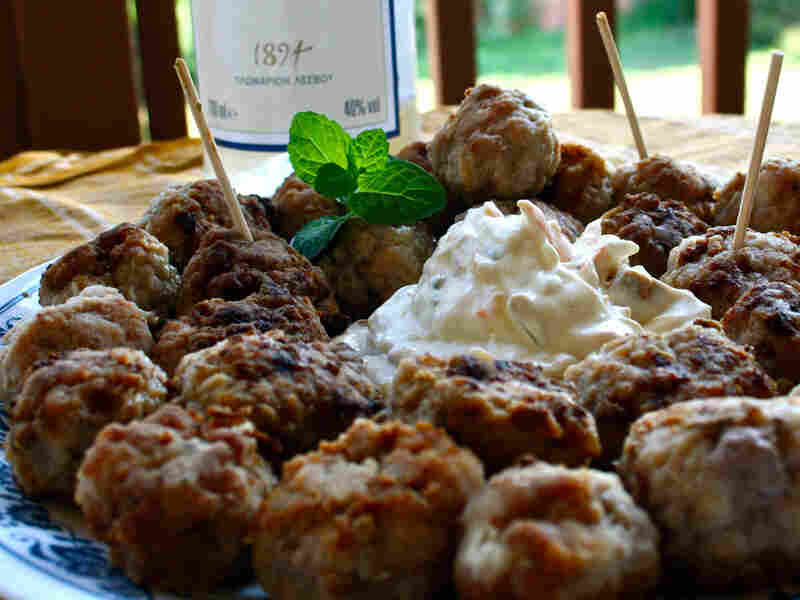 Ouzo-Spiked Pork And Beef Keftedes