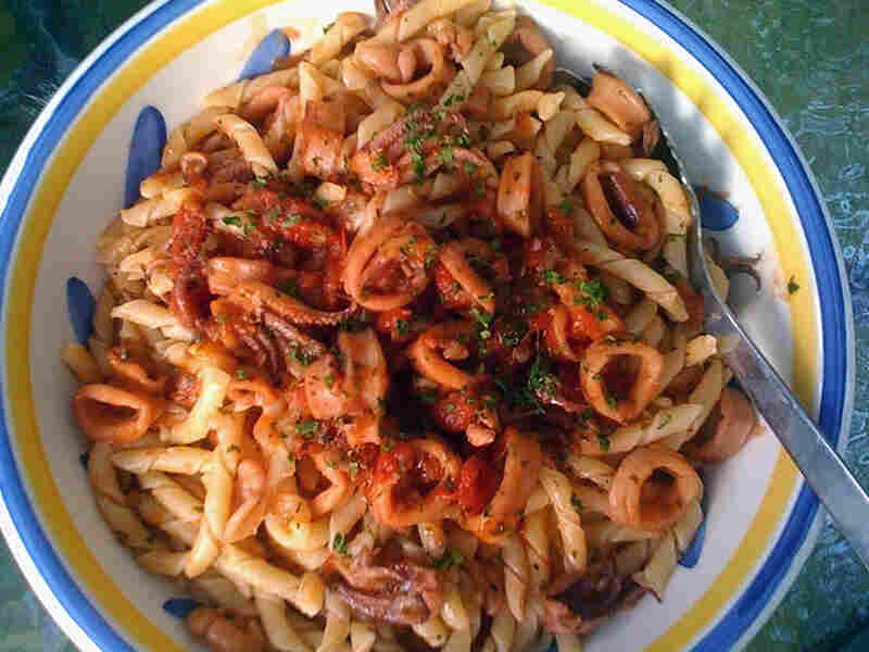 Fusilli With Calamari