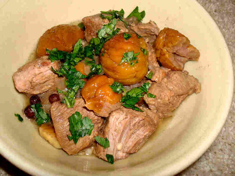 Slow Cooker Lamb With Chestnuts