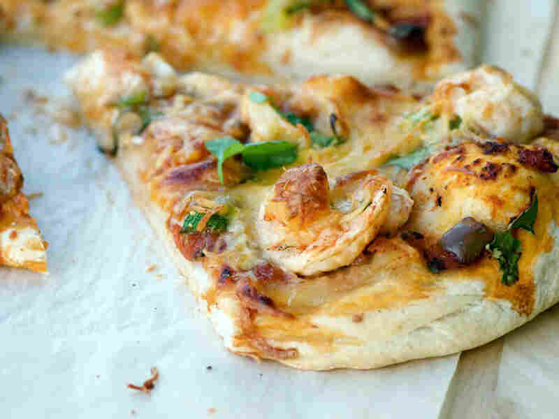 Tequila-Lime Shrimp Pizza