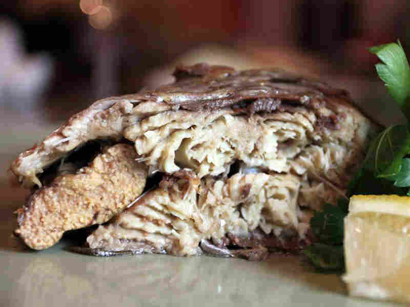 Baked Whole Shad With Roe