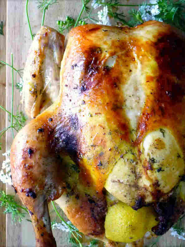 Roasted Lemon Cilantro Chicken