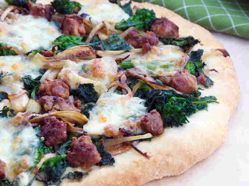 Broccoli Rabe, Fennel And Hot Sausage Pizza