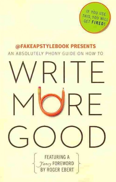 Write More Good