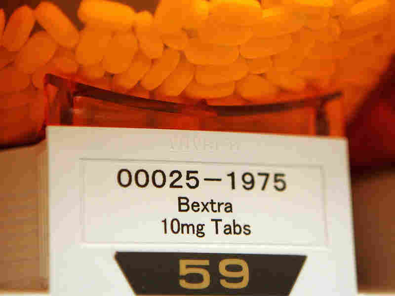 bextra tablets being counted