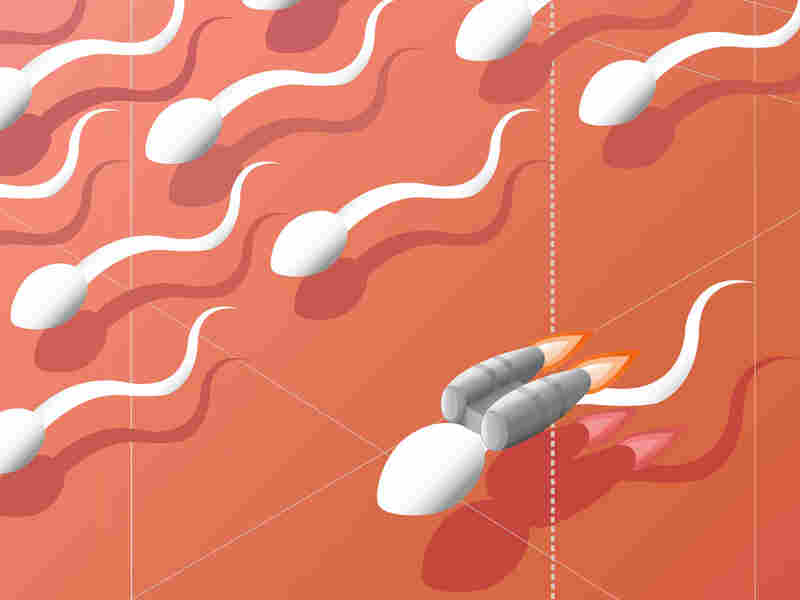 Sperm with a jetpack.