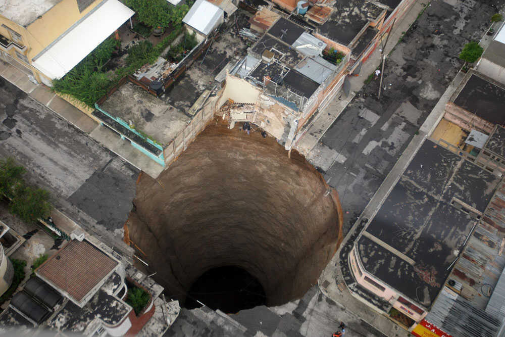 Guatemala's Sinkhole Staggers Minds And Neighborhood The TwoWay NPR