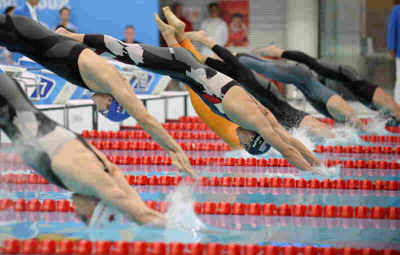 The Evolution of Olympic Swimwear The Picture Show NPR