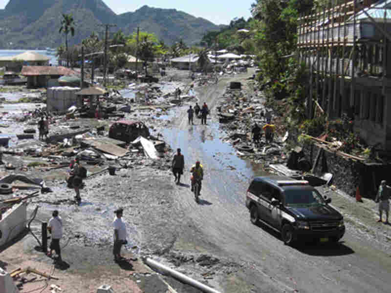 Relief Efforts Under Way In Tsunami Ravaged Pacific Npr