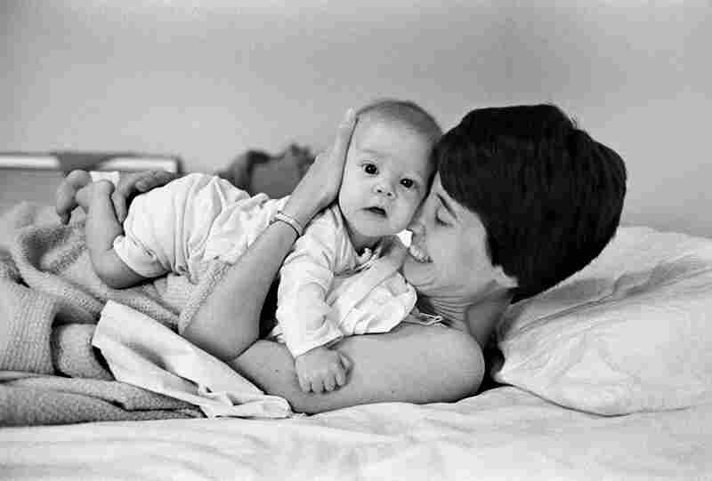 Every morning after Judy nurses David, they cuddle together. She knows such moments will not last. June 1977. 