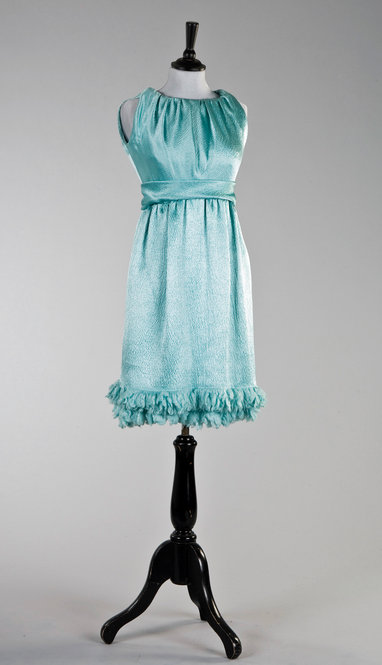 audrey hepburn blue dress Audrey Hepburn' Style Polka Dot Short Sleeve Midi Dress  Modsele