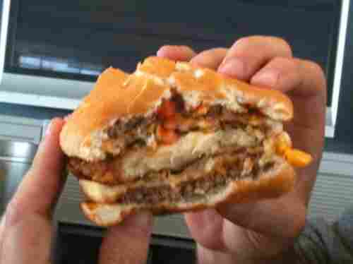 cross section of mcdonalds sandwich