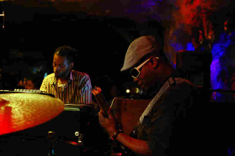Tarus Mateen (electric bass) and Marc Cary.