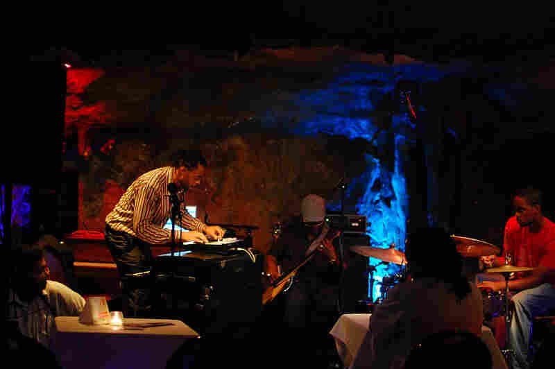 An electric version of the Marc Cary Focus Trio, plus one.