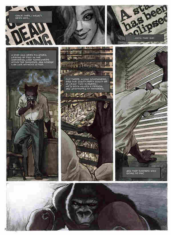 a page from Blacksad