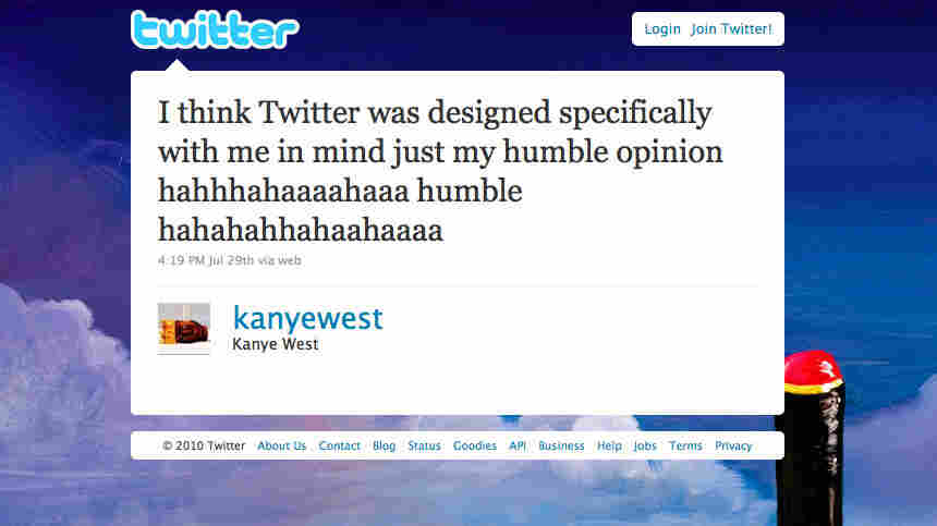 Kanye West's Official Twitter