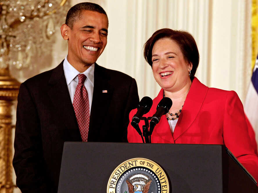 Obama Congratulates Soon To Be Justice Elena Kagan At White House