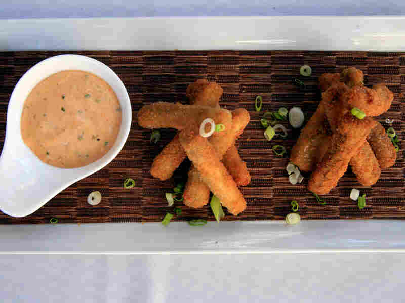 Eggplant frites with remoulade
