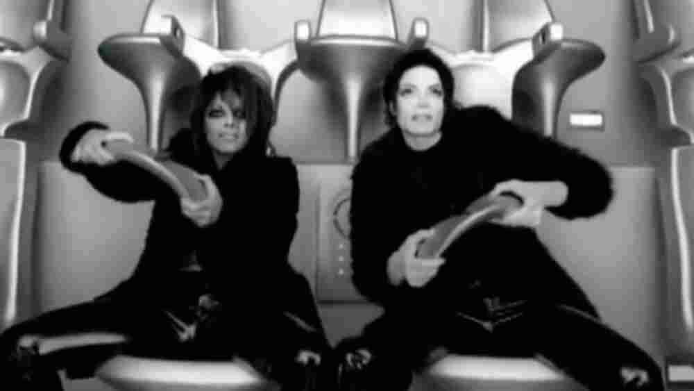 Michael and Janet Jackson in 'Scream'