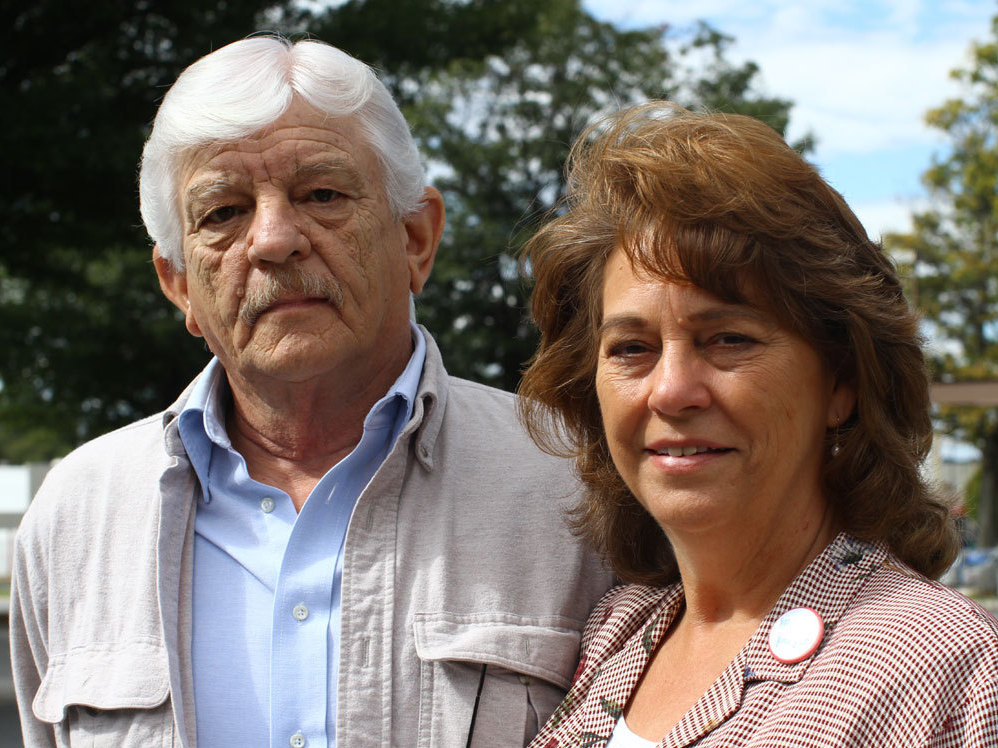 Darriel and Shelby Burnett. Shelby says the government "awakened a sleeping giant" in the Tea Party.