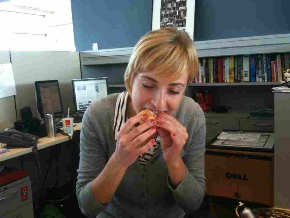Eva eats the McRib