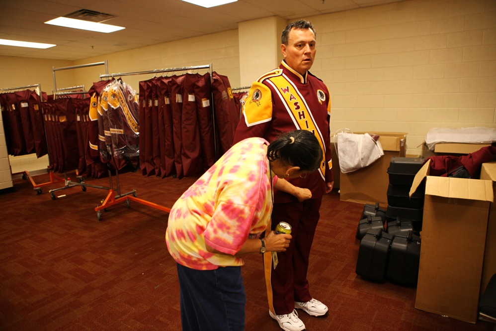 On The Field With Football's Oldest Marching Band : The Record : NPR