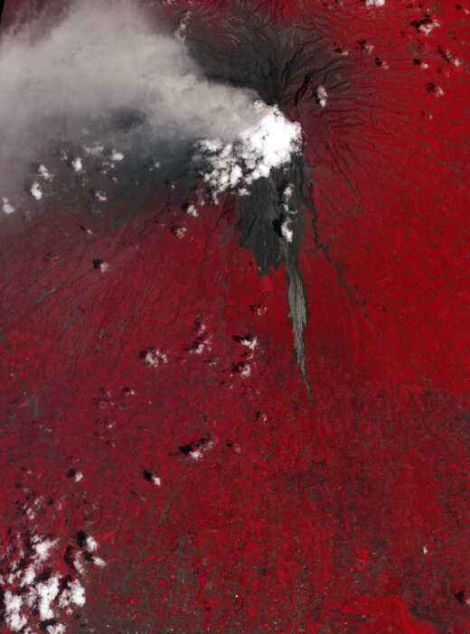 View From Space: Indonesia's Mount Merapi : The Two-Way : NPR