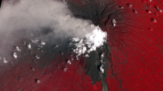 View From Space: Indonesia's Mount Merapi : The Two-Way : NPR