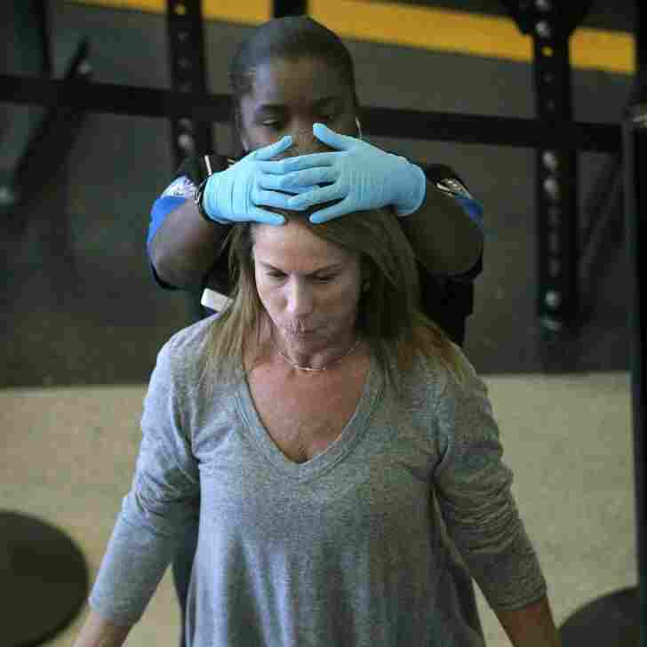 This traveler got the pat-down treatment at Chicago's O'Hare Airport on Tuesday. This traveler got the pat-down treatment at Chicago's O'Hare Airport on Tuesday.
