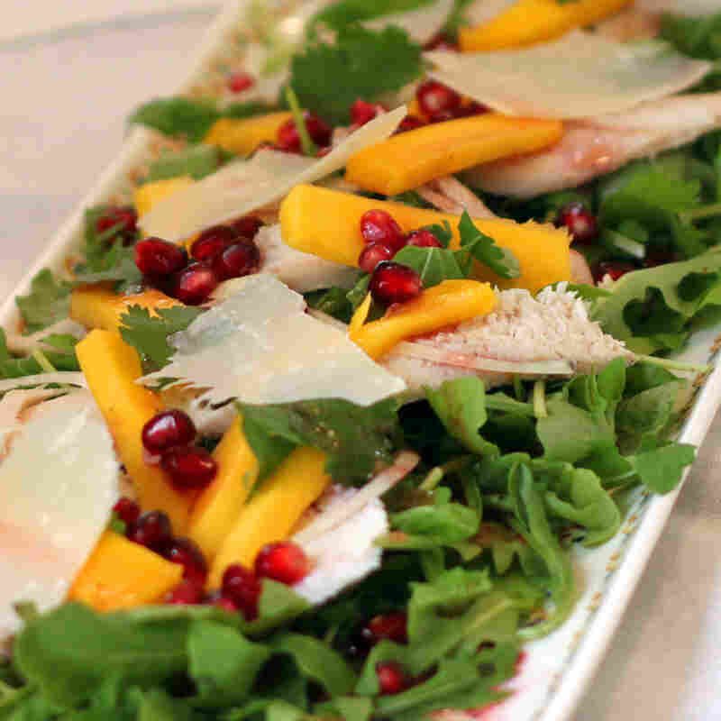 Chicken Salad With Mango And Pomegranate