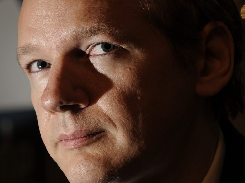 WikiLeaks founder Julian Assange, shown at a press conference on Nov. 4 in Geneva. (Fabrice Coffrini/AFP/Getty Images)