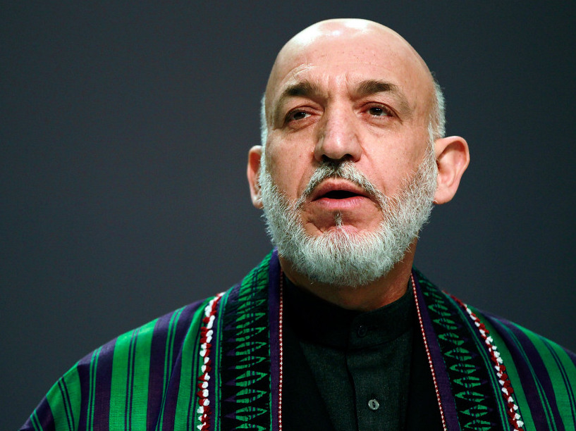 Afghan President Hamid Karzai; Nov. 20, 2010; in Lisbon.