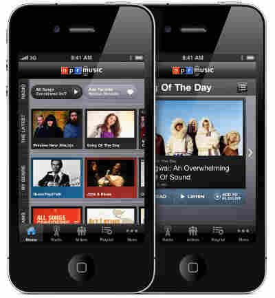 Version 2.0 of the NPR Music app for iPhone and iPod Touch.