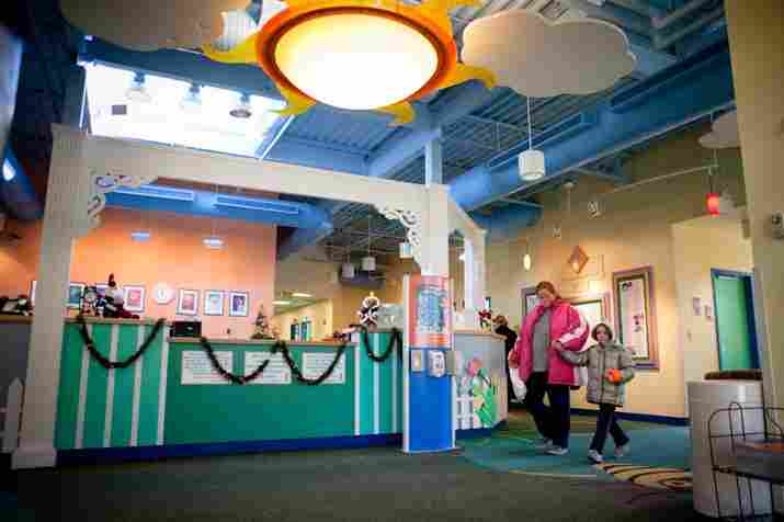 Katie and her mother leave the hospital but will return next month for more chelation. Moore says she sees between five and 10 chelation patients a year.