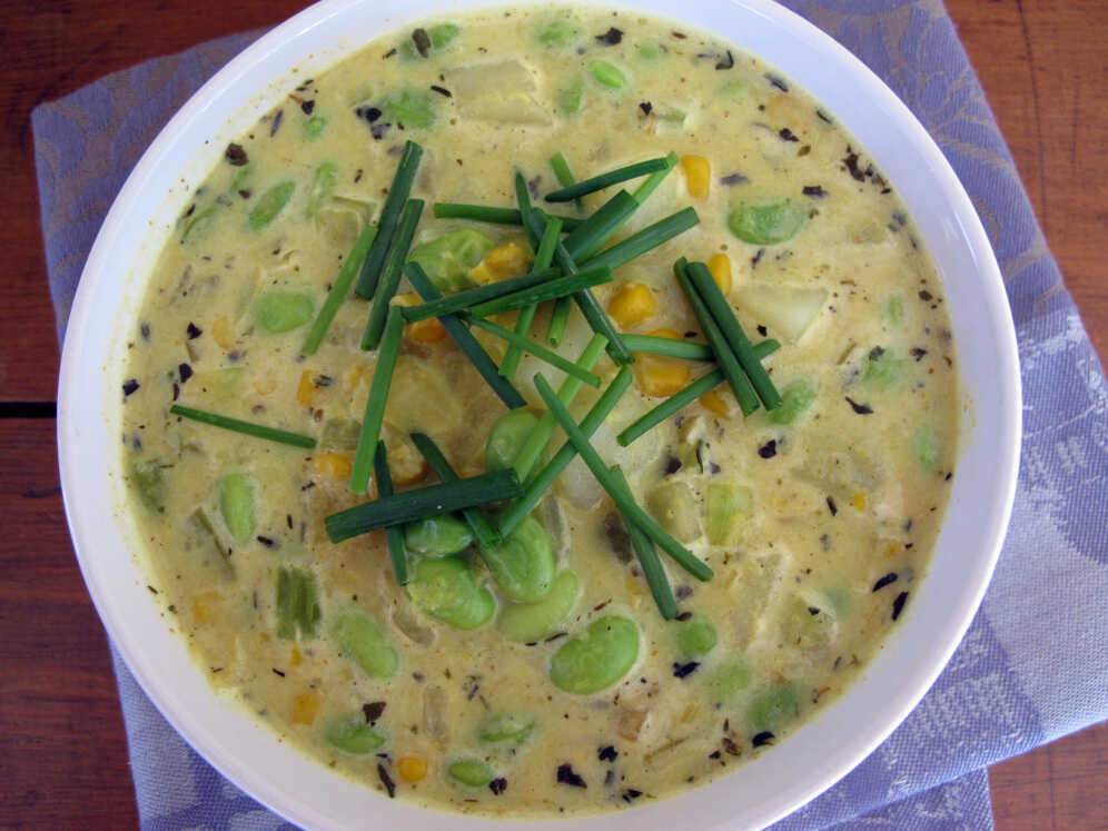Charlotte Shearin's Curried Succotash Chowder