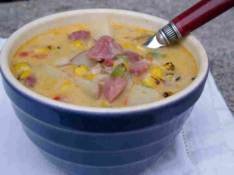 Smoky Ham And Corn Chowder
