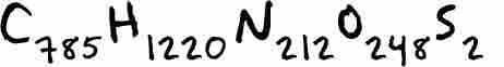 C785H1220N212O248S2