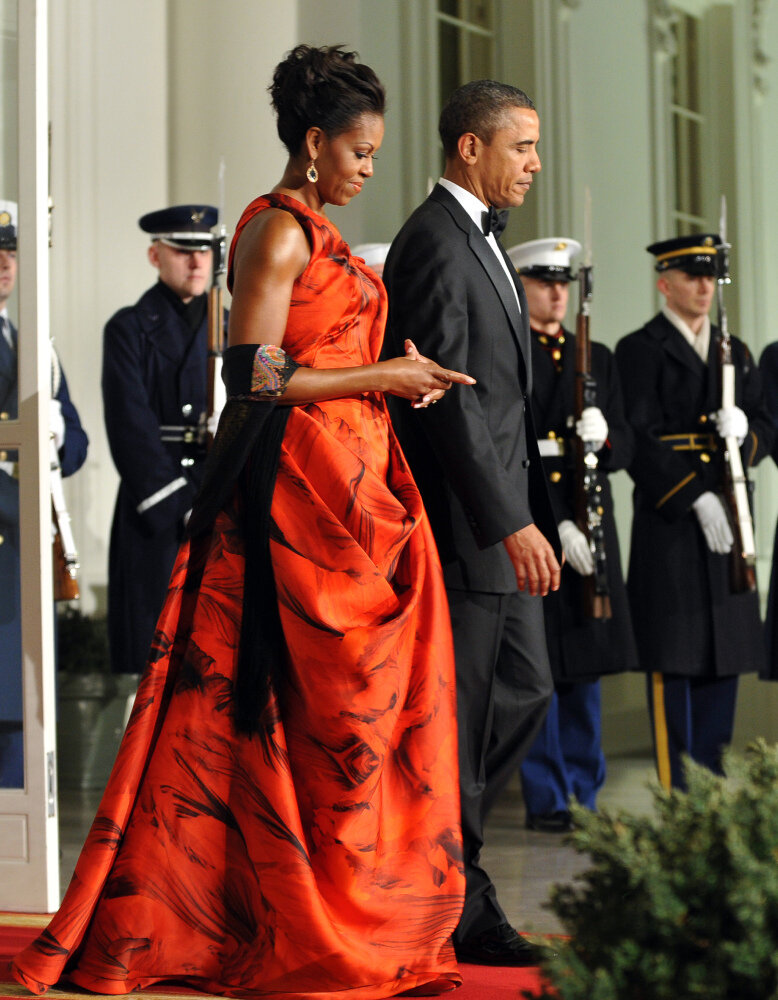 Michelle obama oscar de la renta Clearance