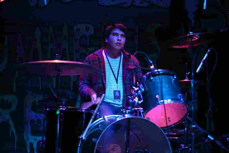 Wavves opened the performance for Best Coast.