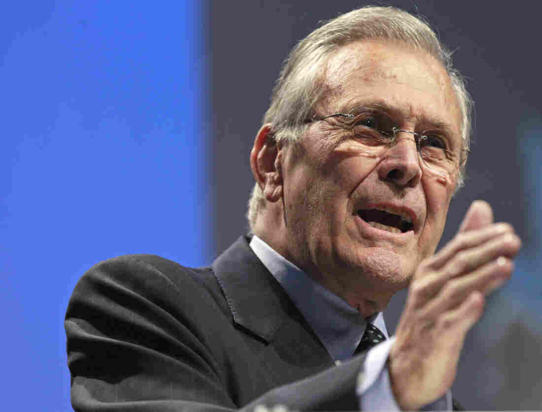 Former Defense Secretary Donald Rumsfeld