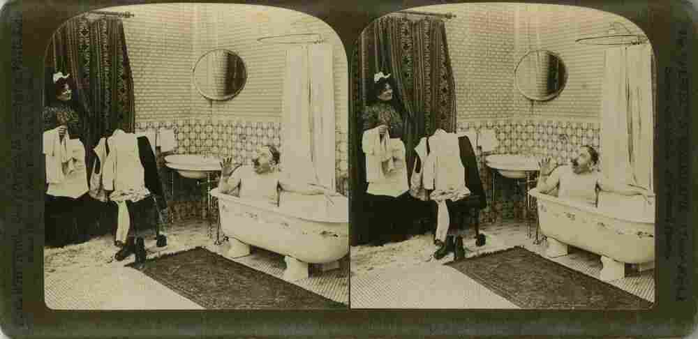 Victorian stereo card