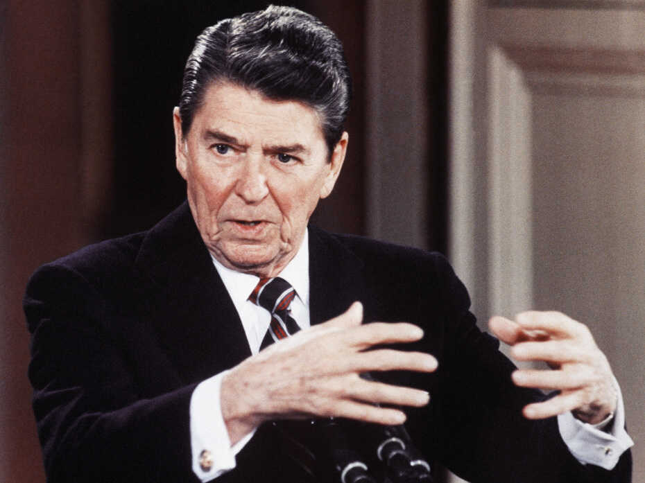 reagan in office timeline