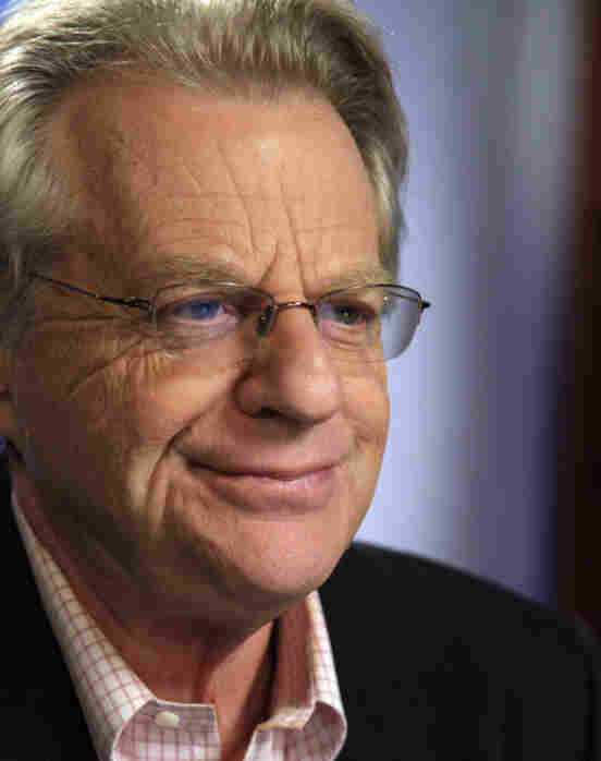 Talk show host Jerry Springer is shown in New York, Thursday, April 15, 2010.