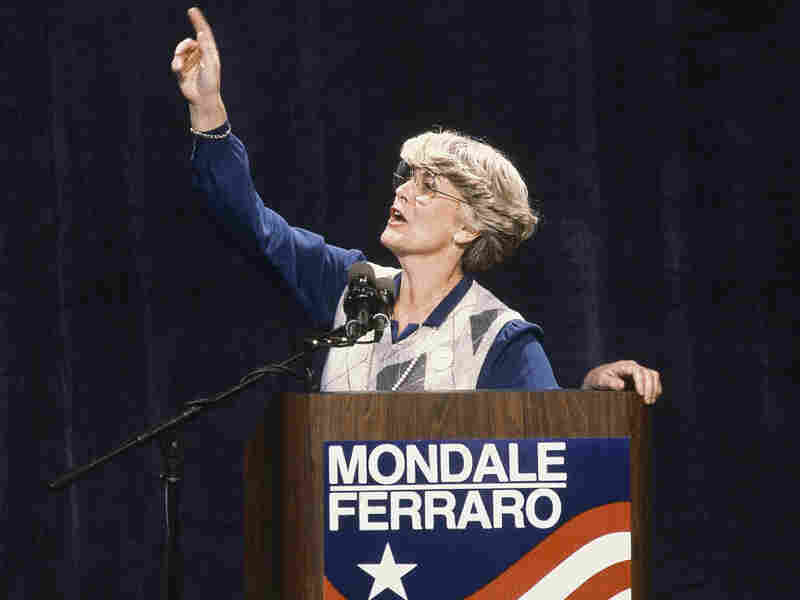Geraldine Ferraro, seen here in 1984, was the first woman to run for U.S. vice president on a major party ticket.